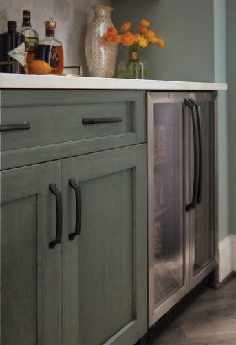 Bellamy Zinc Matte Black Appliance Pull 9