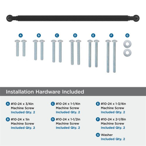 Collet Zinc Matte Black Appliance Pull 6