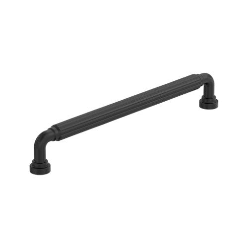 Cowrie Zinc Matte Black Appliance Pull 1