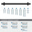 Davenport Zinc Matte Black Appliance Pull 6