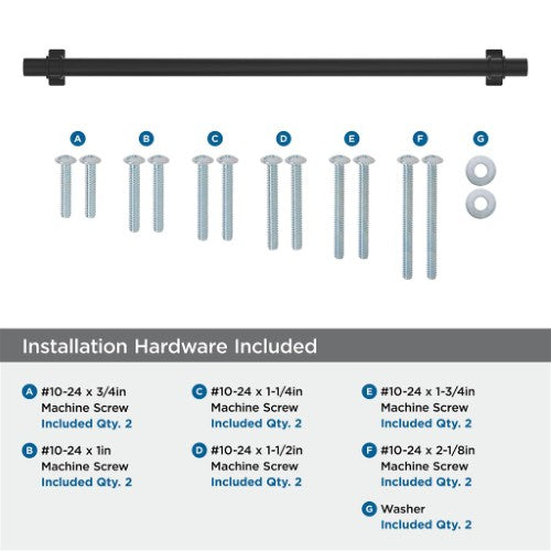 Davenport Zinc Matte Black Appliance Pull 5