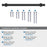 Everett Zinc Matte Black Appliance Pull 5