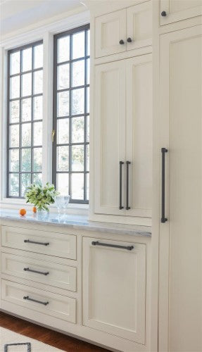 Faircrest Zinc & Steel Matte Black Appliance Pull 7