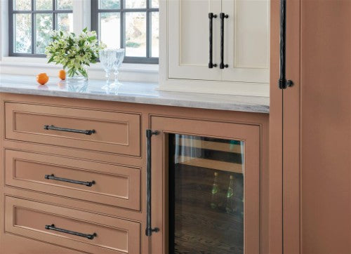 Fairfax Zinc Matte Black Appliance Pull 11
