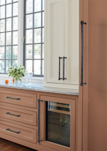 Fairfax Zinc Matte Black Appliance Pull 12