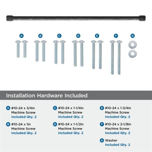 Fairfax Zinc Matte Black Appliance Pull 9