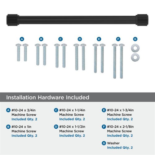 Farewind Zinc Matte Black Appliance Pull 5