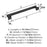 Lintel Zinc Matte Black Appliance Pull 3