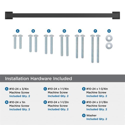 Lintel Zinc Matte Black Appliance Pull 6