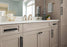 Ladera Zinc Matte Black Cabinet Backplate 37