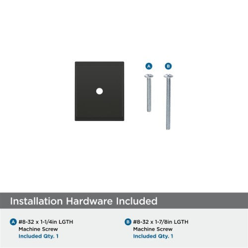 Maymont Zinc Matte Black Cabinet Backplate 3