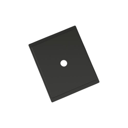 Maymont Zinc Matte Black Cabinet Backplate 1