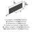 Maymont Zinc Matte Black Cabinet Backplate 12