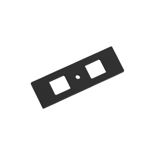 Medora Zinc Matte Black Cabinet Backplate 1