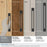 Medora Zinc Matte Black Cabinet Backplate 49