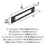 Medora Zinc Matte Black Cabinet Backplate 11