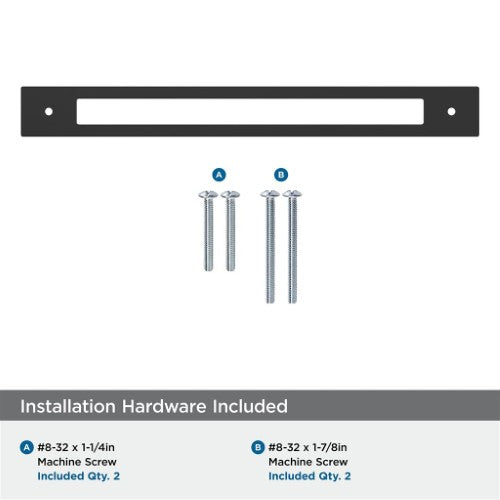 Medora Zinc Matte Black Cabinet Backplate 22