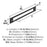 Medora Zinc Matte Black Cabinet Backplate 13