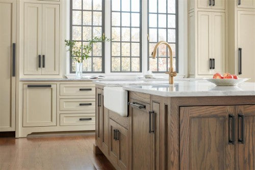 Medora Zinc Matte Black Cabinet Backplate 41