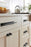 Thoreau Zinc Matte Black Cabinet Backplate 4