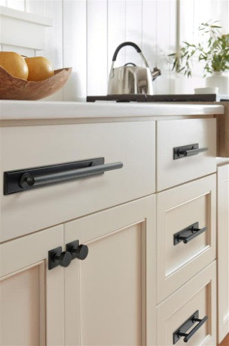 Thoreau Zinc Matte Black Cabinet Backplate 4