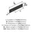 Thoreau Zinc Matte Black Cabinet Backplate 11