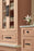 Thoreau Zinc Matte Black Cabinet Backplate 24