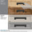 Appoint Zinc Matte Black Cabinet Pull 15