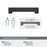 Appoint Zinc Matte Black Cabinet Pull 19