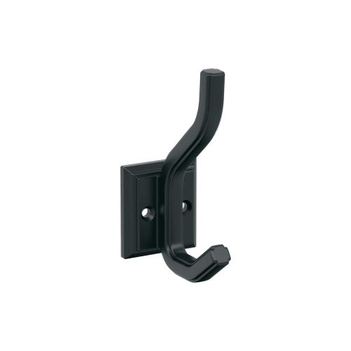 Aliso Zinc Matte Black Hook 1