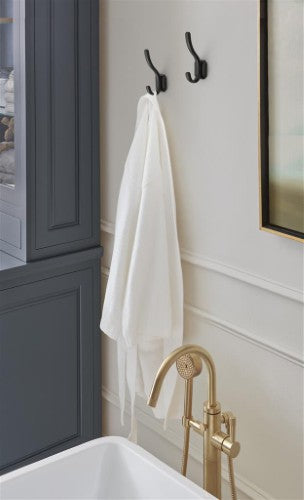 Granlyn Zinc Matte Black Hook 4