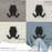 Benton Zinc Matte Black Hook 6