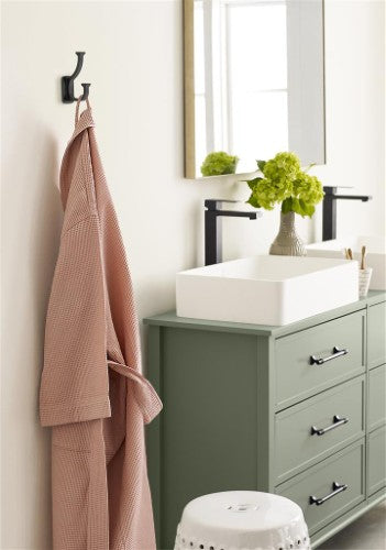 Alder Zinc Matte Black Hook 4