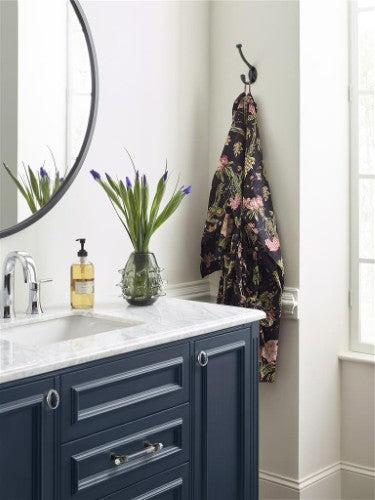 Adare Zinc Matte Black Hook 6
