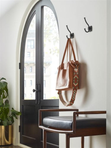 Kinsale Zinc Matte Black Hook 6