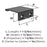 Streamline II Zinc Matte Black Cabinet Pull 6