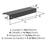 Streamline II Zinc Matte Black Cabinet Pull 10