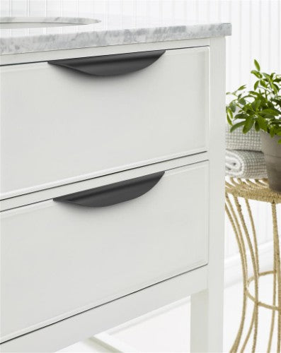 Current Zinc Matte Black Cabinet Pull 12