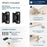 Decorative Hinges Steel Matte Black Cabinet Hinge 3