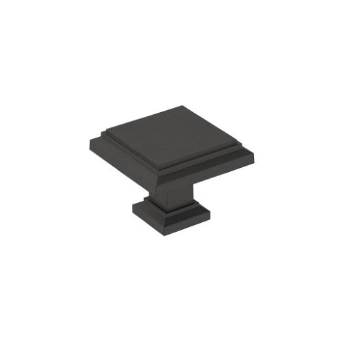 Appoint Zinc Matte Black Cabinet Knob 1