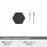 Caliber Zinc Matte Black Cabinet Knob 3