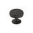 Renown Zinc Matte Black Cabinet Knob 1