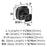 Stature Zinc Matte Black Cabinet Knob 3