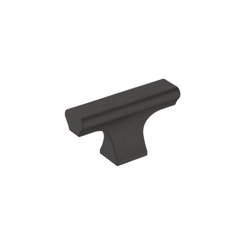 Status Aluminum Matte Black Cabinet Knob 1