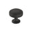 Winsome Zinc Matte Black Cabinet Knob 1