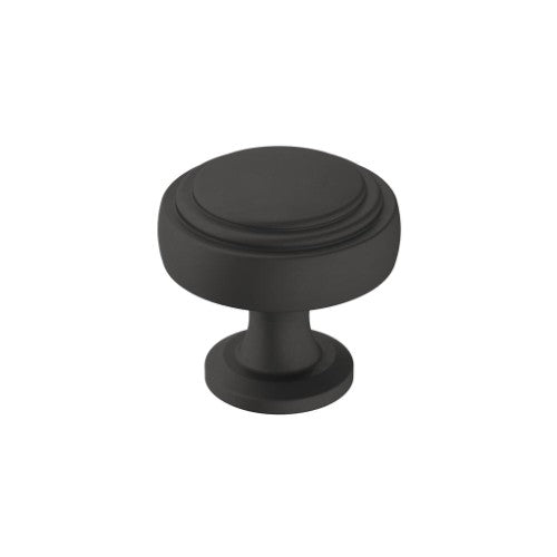 Winsome Zinc Matte Black Cabinet Knob 1