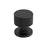 Balata Zinc Matte Black Cabinet Knob 1