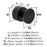 Balata Zinc Matte Black Cabinet Knob 4