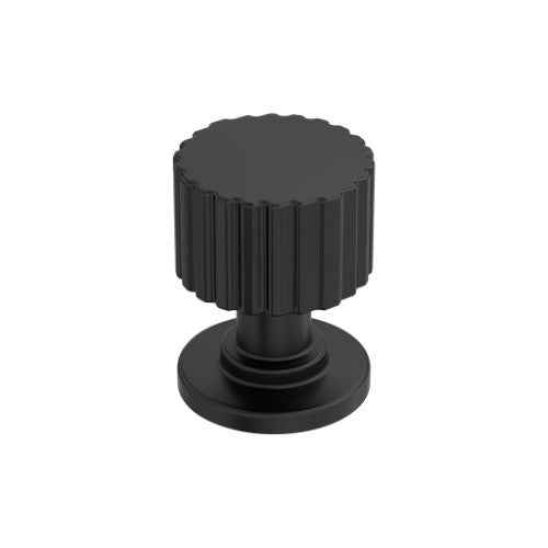 Ballard Zinc Matte Black Cabinet Knob 2