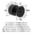 Ballard Zinc Matte Black Cabinet Knob 4